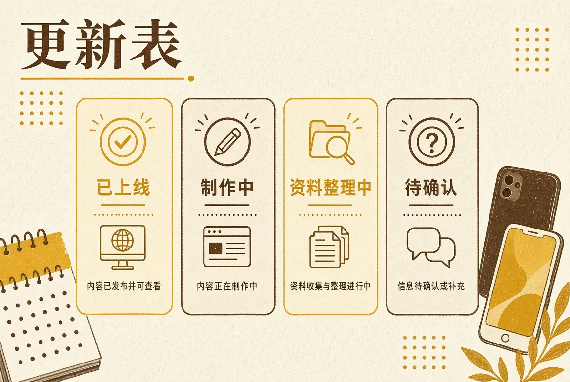 内容更新状态视觉